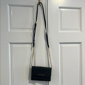 Michael Kors Black Crossbody Wallet Bag